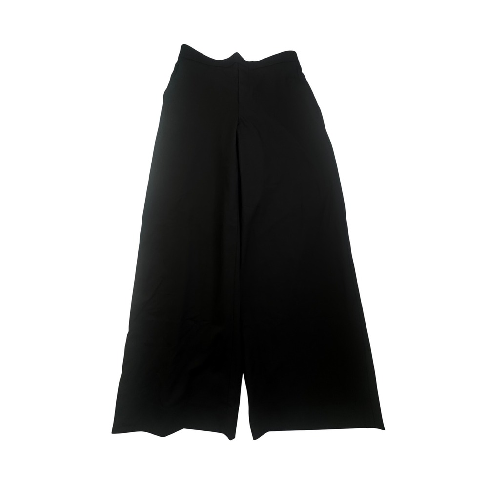 Banana Republic Hayden Wide Leg Pant Black Wrinkle Resistant Sz 8 boho corp core